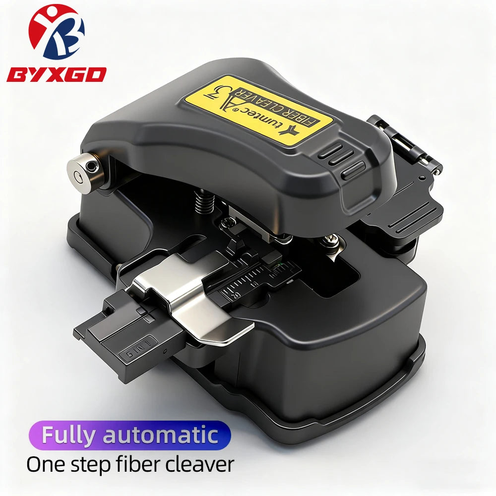 BYXGD A3 Optical Fiber Cleaver FTTH Fiber Optic Cutter Titanium Alloy One step Precision For SM/MM Fiber Cleaving Tool